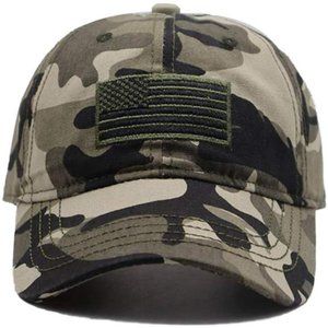 MANMESH HATT USA American Flag Embroidered Hat, Adjustable